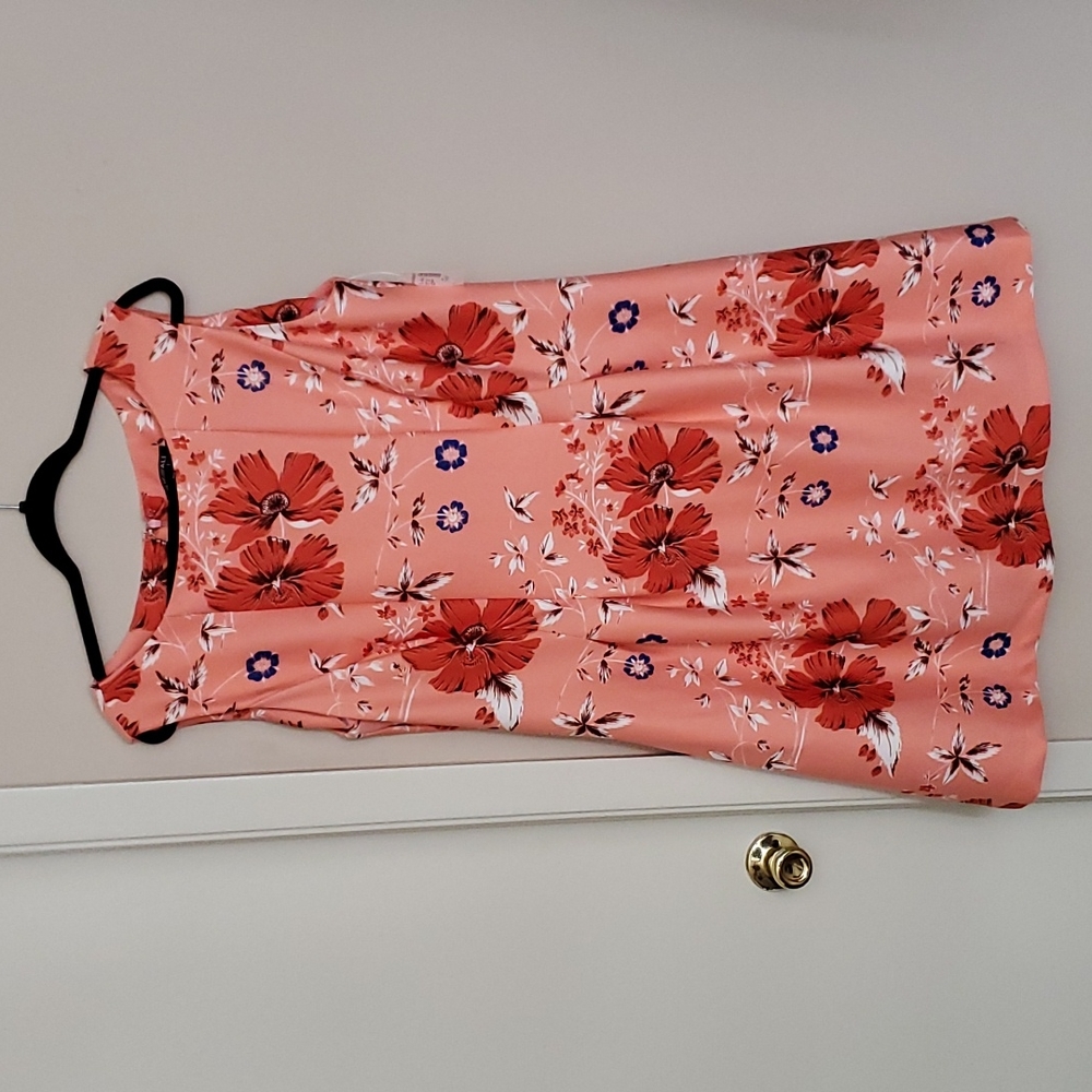 Peach Flower Dress